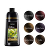 OEM Permanent 5 Min Hair Coloring Shampoo To Black Fast Liquid Hair Dye Shampoo With Argan Oil