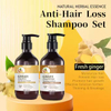 OEM Wholesale 300 Ml Ginger Hair Growth Shampoo Oil Control Anti-hair Loss Hair Care Shampoo And Conditioner