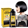 OEM Silky Permanent Gray Hair Treatment Organic Liquid Easy Direct Ginger Instant Magic Black Dye Hair Shampoo