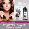 OEM ODM 3 In 1 Instant 500ml Bottle Japanese White Hair Black Color Cream Dark Brown Hair Dye Shampoo