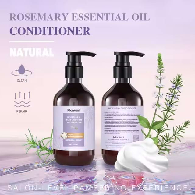 OEM Organic Anti Hair Loss Rosemary Shampoo And Rosemary Conditioner Hair Growth Rosemary Essential Oil Shampoo